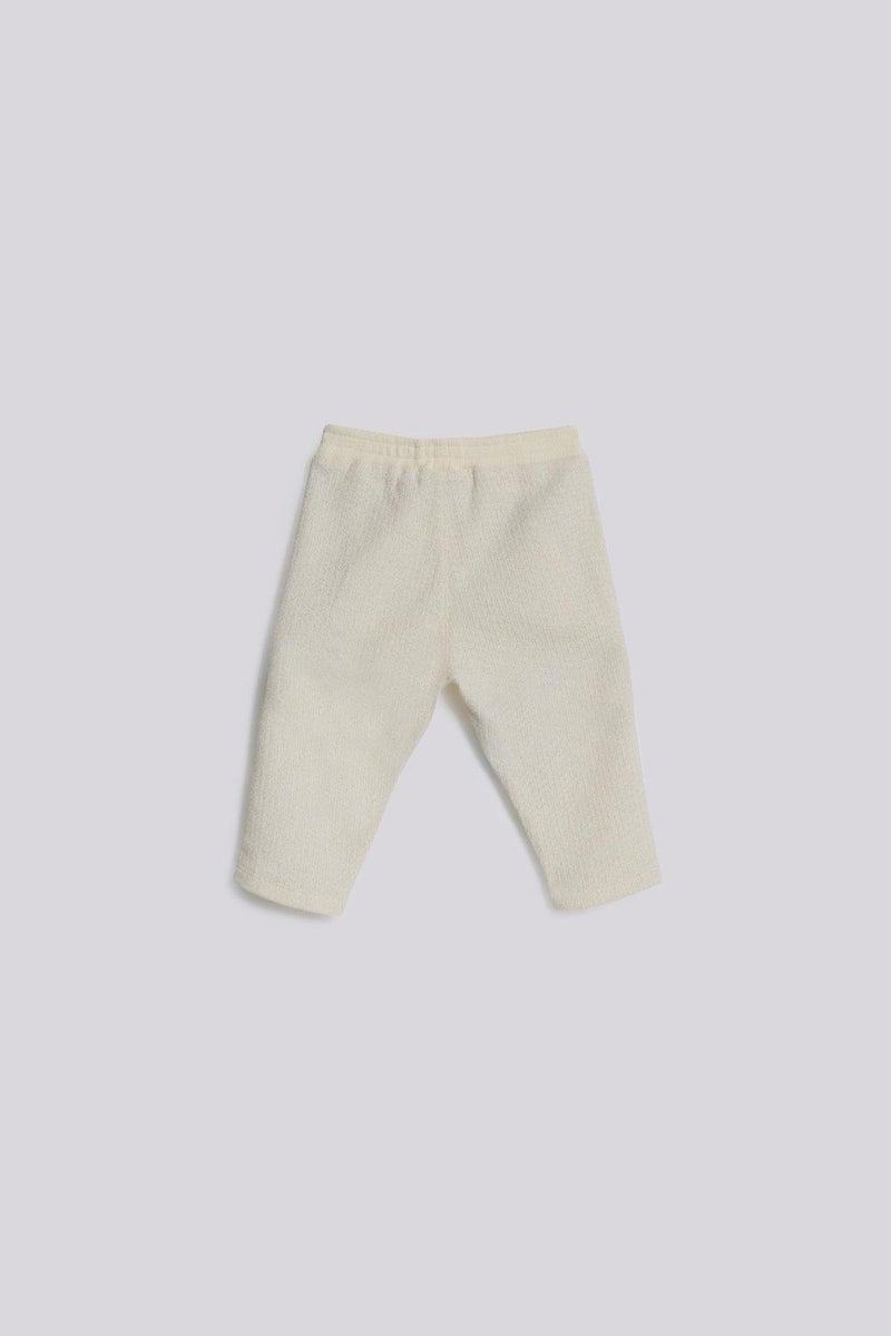 GB Baby Bg Store Baby Boy Ecru Tracksuit Bottoms  - Image 2