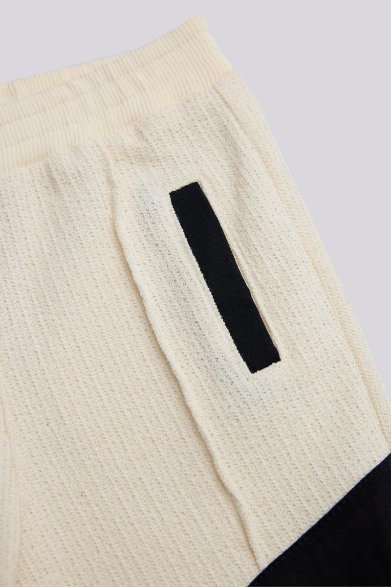 GB Baby Bg Store Baby Boy Ecru Tracksuit Bottoms  - Image 3