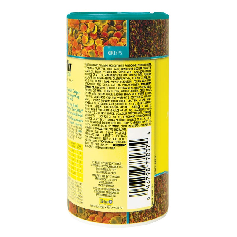 TetraMin Crisps Select-A-Food 2.4 Ounces, Fish Food, Variety Pack (77037) - Image 2