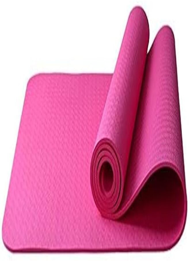 Generic Tpe Yoga Exercise Thick Non-Slip Folding Gym Fitness Floor Play Mat (8mm) 