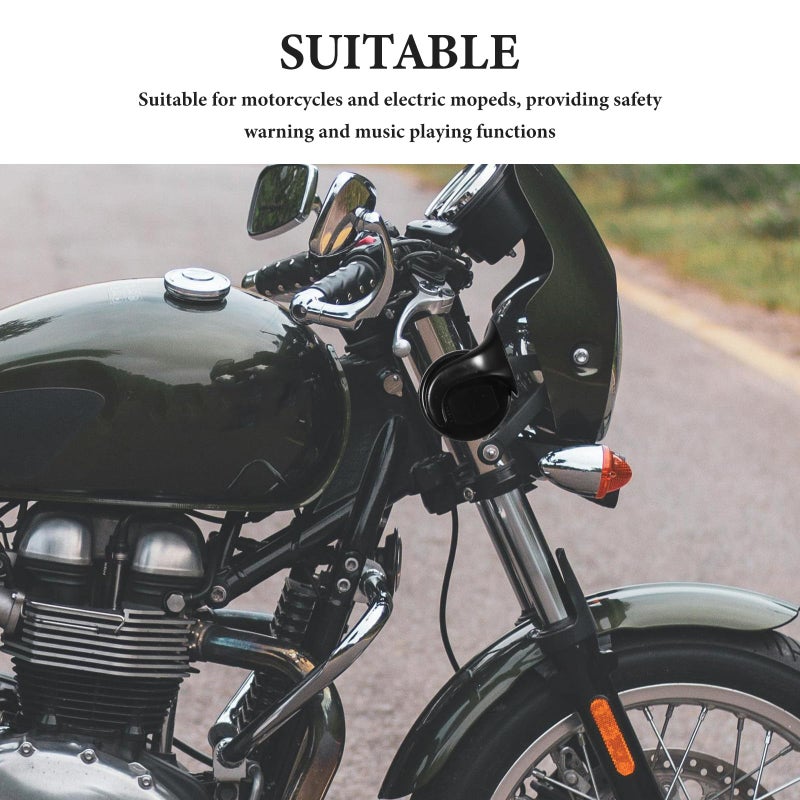 Universal 12V Electric Snail Horn Single Tone Loud for Motorcycle Scooter Replacement - Image 4