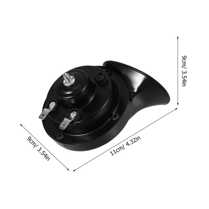 Universal 12V Electric Snail Horn Single Tone Loud for Motorcycle Scooter Replacement - Image 3