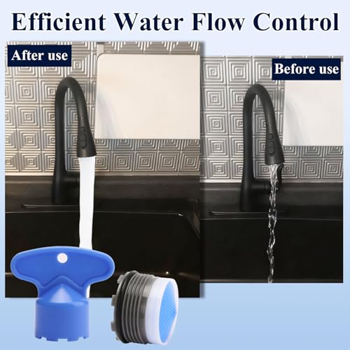 FIX ZHANG Faucet Aerator Flow Restrictor Service Kit Replacement for Moen 137401 Eco-Performance Aerator,1.5 gpm,18.5MM, with Key Removal Wrench Tool,Compatible with Rothbury or Voss - Image 5