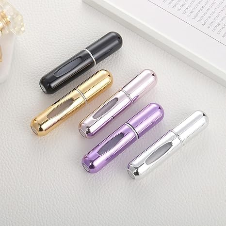 DASTAV Perfume Refill Bottle Refillable Perfume Atomizer Spray Portable Travel Size Bottles Accessories Perfume Refill Travel Friendly Spray Bottle 5ml BlackPack Of 1 - Image 1