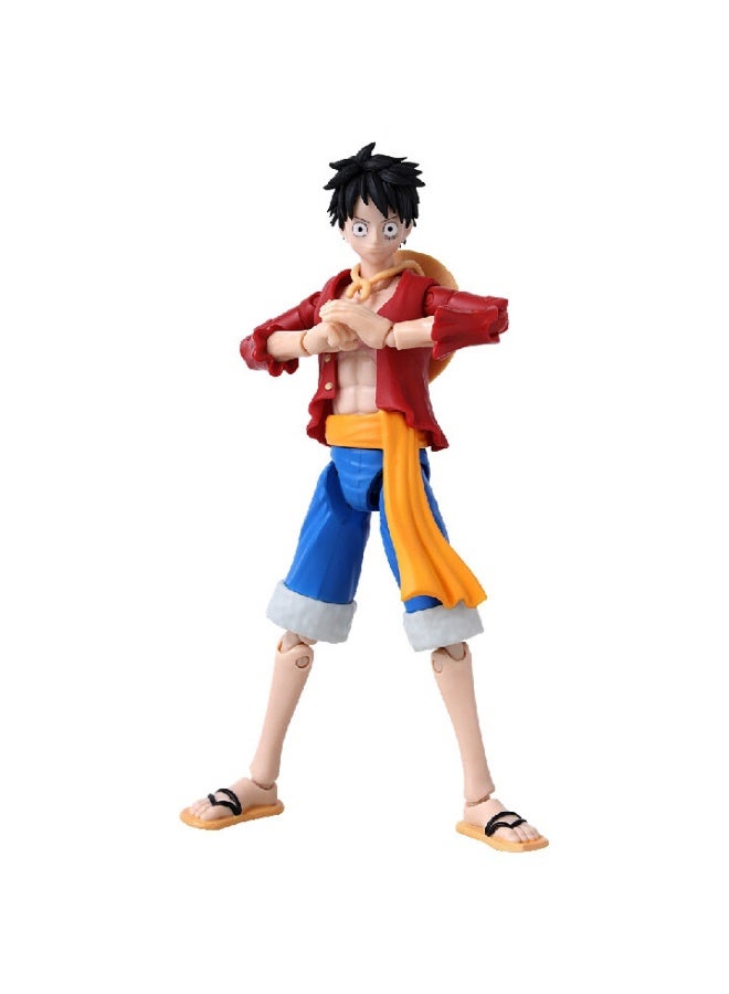 Bandai Anime Heroes One Piece Monkey D. Luffy Renewal Version 6.5-Inches | Collectible Action Figure | Switchable Hands | Perfect Gift for Collectors, Manga & Anime Lovers! - Image 3