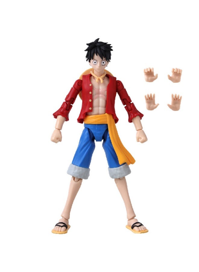 Bandai Anime Heroes One Piece Monkey D. Luffy Renewal Version 6.5-Inches | Collectible Action Figure | Switchable Hands | Perfect Gift for Collectors, Manga & Anime Lovers! - Image 1
