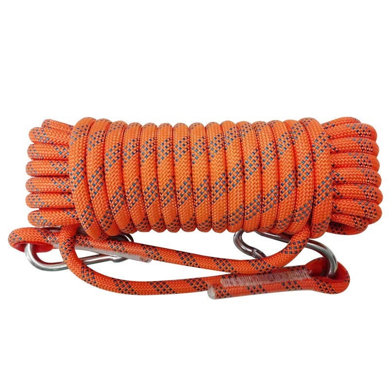 Clothes line thick steel wire core outdoor non-perforated drying quilt outdoor cool hanging balcony roof hanging nylon rope ORANGE POLYESTER WIRE-NON-WIRE CORE 