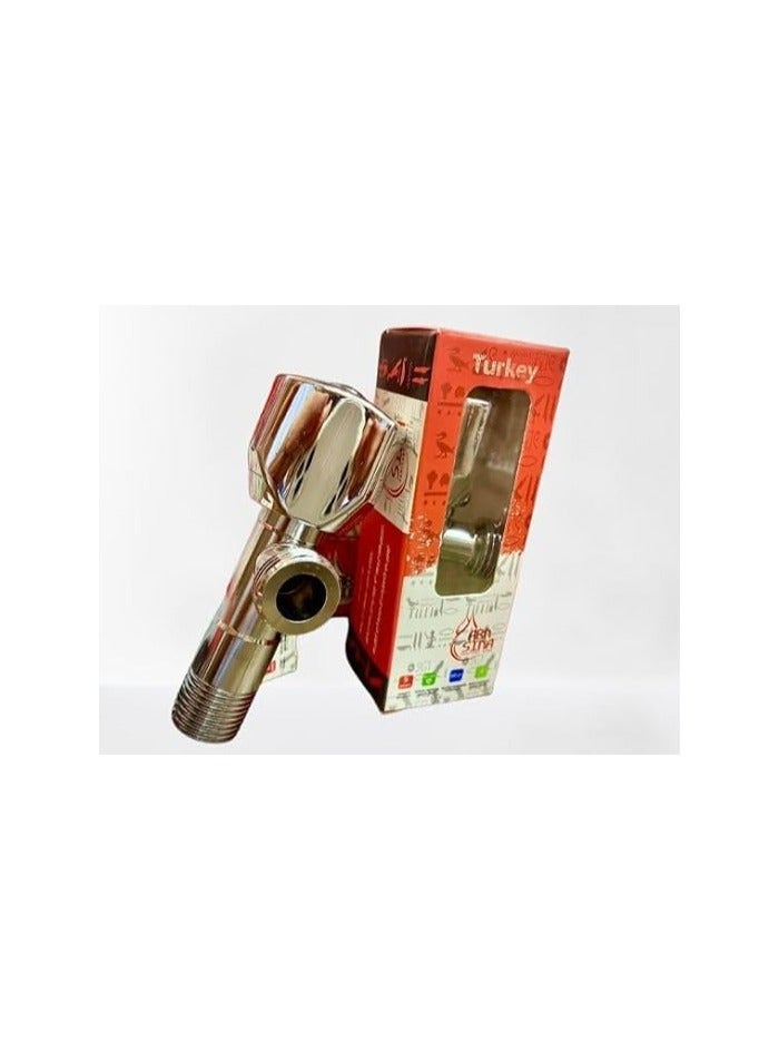 Bidet Sprayer with 1.5m Nickel Hose and High Quality Stainless Steel Angle Valve - Image 2