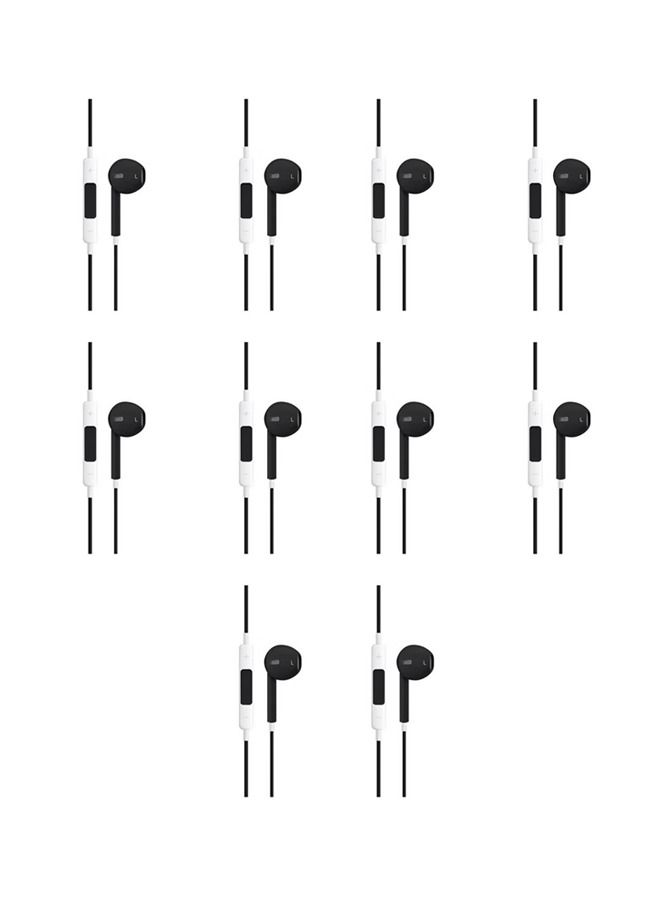 Taimi In-Ear Wired Earphones Black (10 pieces)  - Image 1