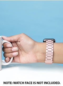 Haute Sauce Solid Casual Chain Strap Acrylic Apple Watch Strap For Women | 42mm/44mm/45mm  - Image 2