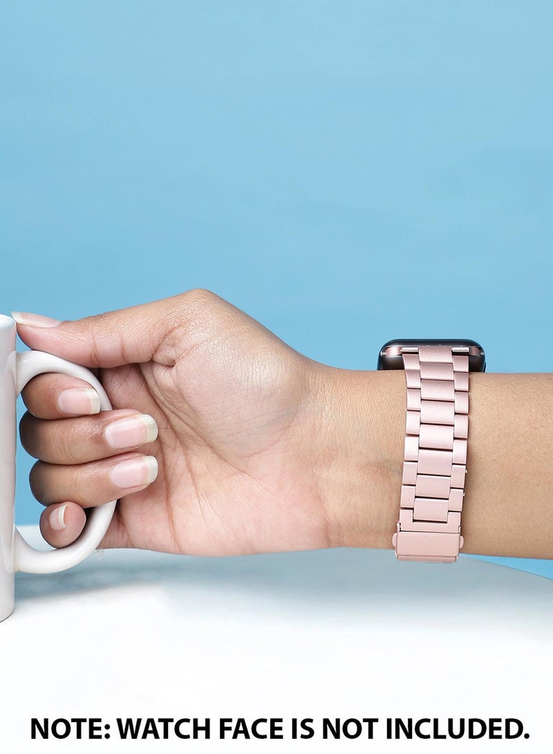Haute Sauce Solid Casual Chain Strap Acrylic Apple Watch Strap For Women | 42mm/44mm/45mm  - Image 2
