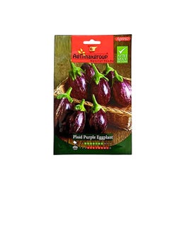 Agrimax Agrimax Plaid Eggplant Seeds Purple  - Image 2