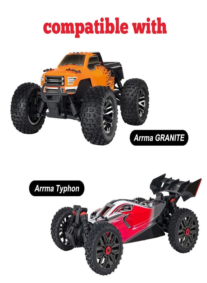 Hobbypark محاور خلفية من الألمنيوم من هوبي بارك لسيارات أراما 1/10 غرانيت 4X4، تايفون، بيغ روك، سينتون، بديل لـ AR330467، قطع اختيارية (أزرق بحري) - Image 2