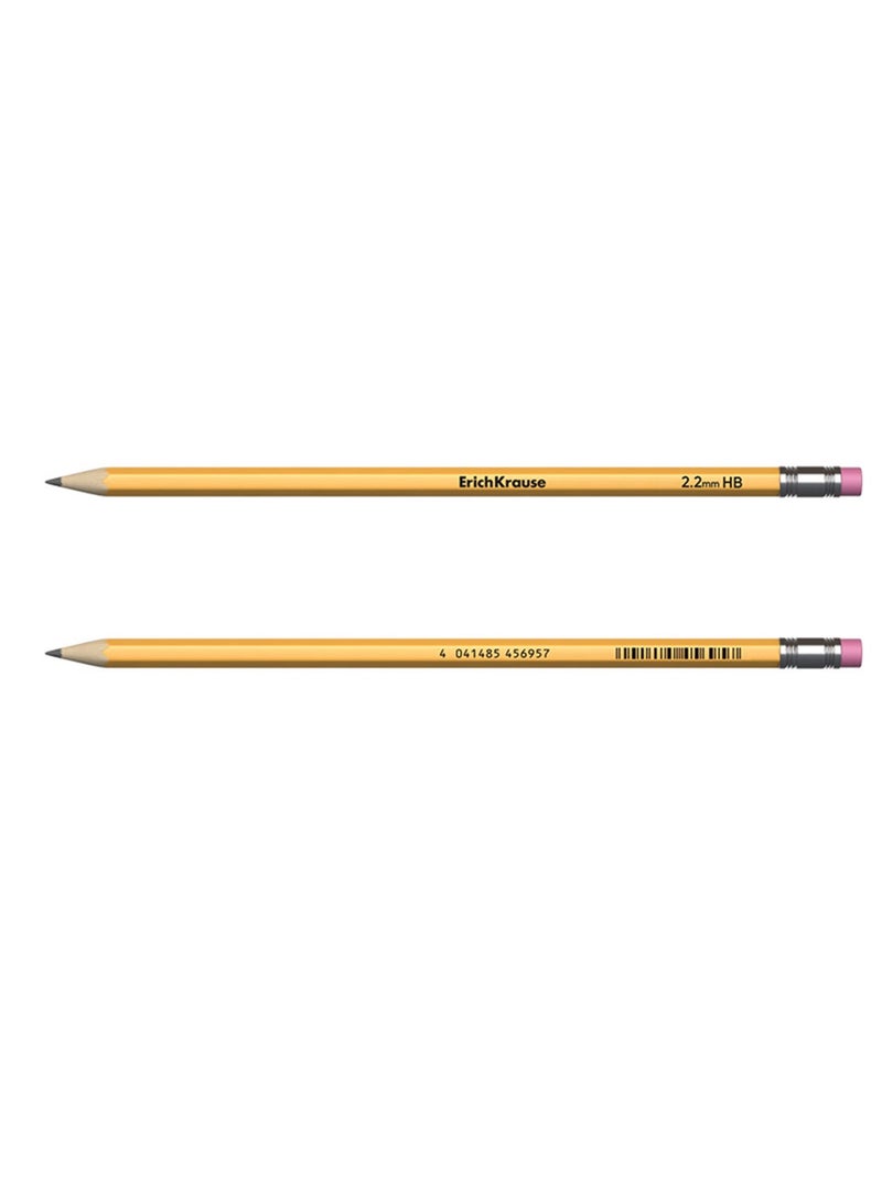 ErichKrause 12-Piece Amber HB Graphite Pencil - Image 2