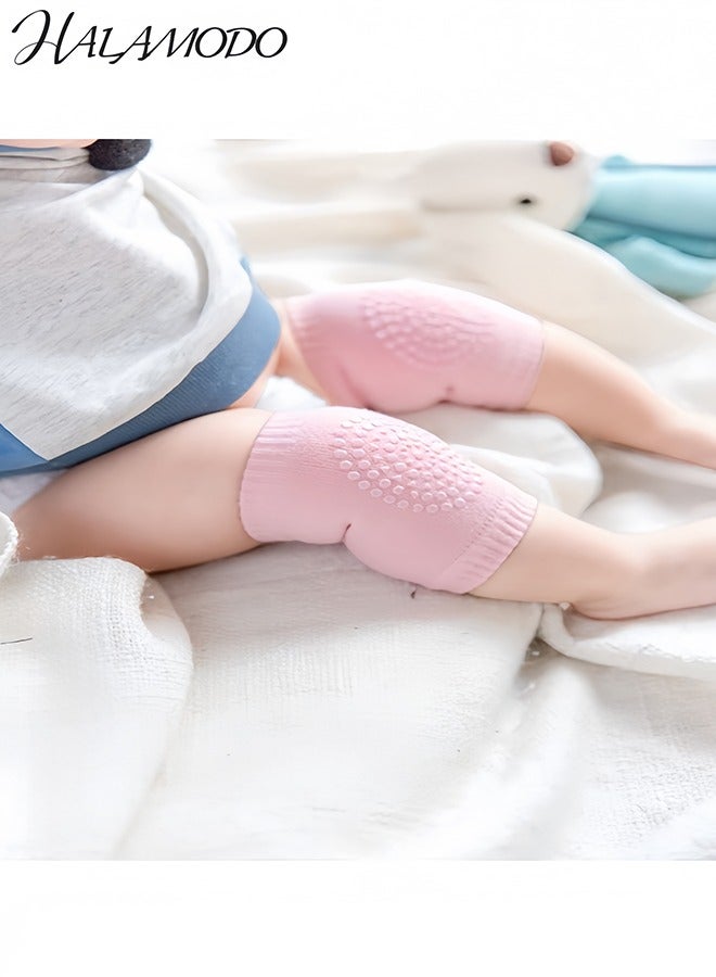 HALAMODO 5PCS Baby Crawling Knee Pads Non-Slip Baby Knee Protectors Comfortable Breathable High Elasticity Design for Toddlers Learning to Walk - Image 5