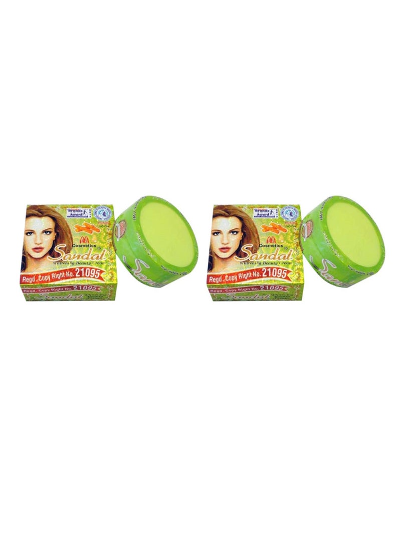 Sandal Sandal Beauty Cream for Winter and Summer 2 Piece 