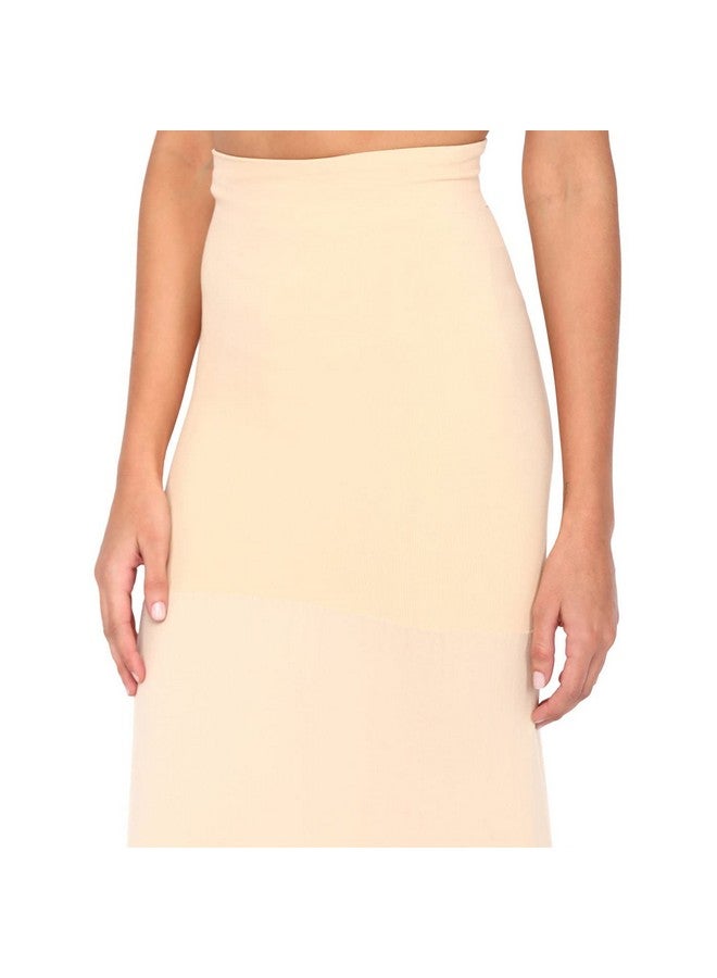 zivame Zivame Seamless All Day Flared Saree Shapewear - Skin - Image 5