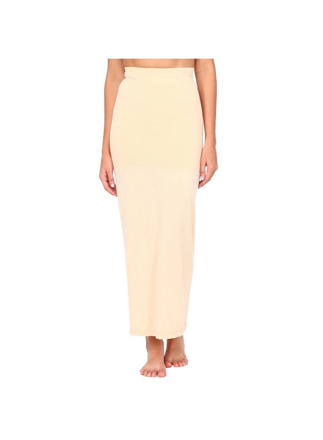 zivame Zivame Seamless All Day Flared Saree Shapewear - Skin - Image 1