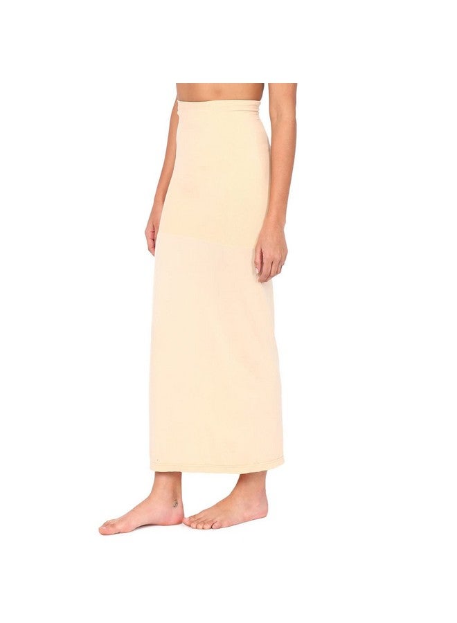 zivame Zivame Seamless All Day Flared Saree Shapewear - Skin - Image 2
