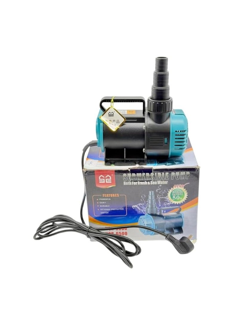 FG ZAIN, Water Submersible Pump YQB 6500, 7500 LPH, 155W, 6.5M Water Pumping Height, Submersible Aquarium Pump for Pond, Garden Fountain, Freshwater and Marine  - Image 1