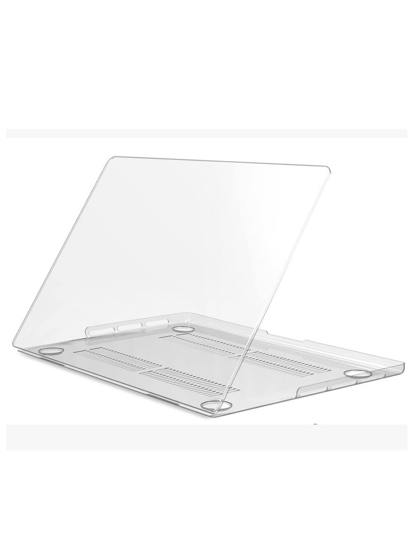 كايسباي جراب MacBook Air M2 2023 2022 13.6 بوصة A2681 حافظة صلبة بلاستيكية شفافة لهاتف MacBook Air M2 13.6 مع Touch ID شفاف كريستالي - Image 1