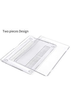 CaseBuy MacBook Air M2 Case 2023 2022 13.6 inch A2681 Clear Plastic Hard Shell Case Protector for MacBook Air M2 13.6 with Touch ID Crystal Clear  - Image 3