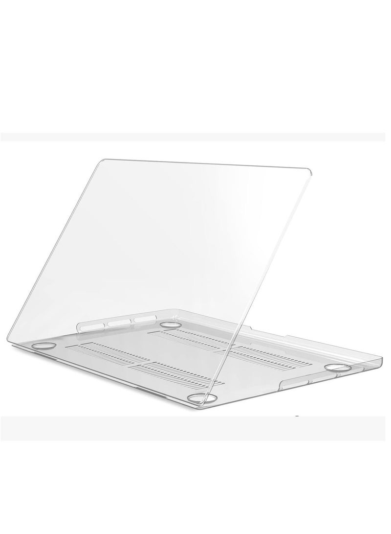 كايسباي جراب MacBook Air M2 2023 2022 13.6 بوصة A2681 حافظة صلبة بلاستيكية شفافة لهاتف MacBook Air M2 13.6 مع Touch ID شفاف كريستالي - Image 2