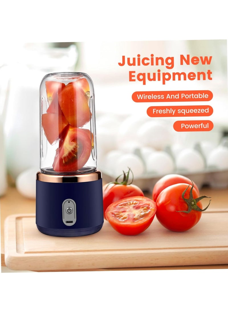 Small Juicer Electric Juice Machine Electric Juice Maker Rechargeable Juicer Rechargeable Cordless Juicer Mini Juicer Machine Portable Abs