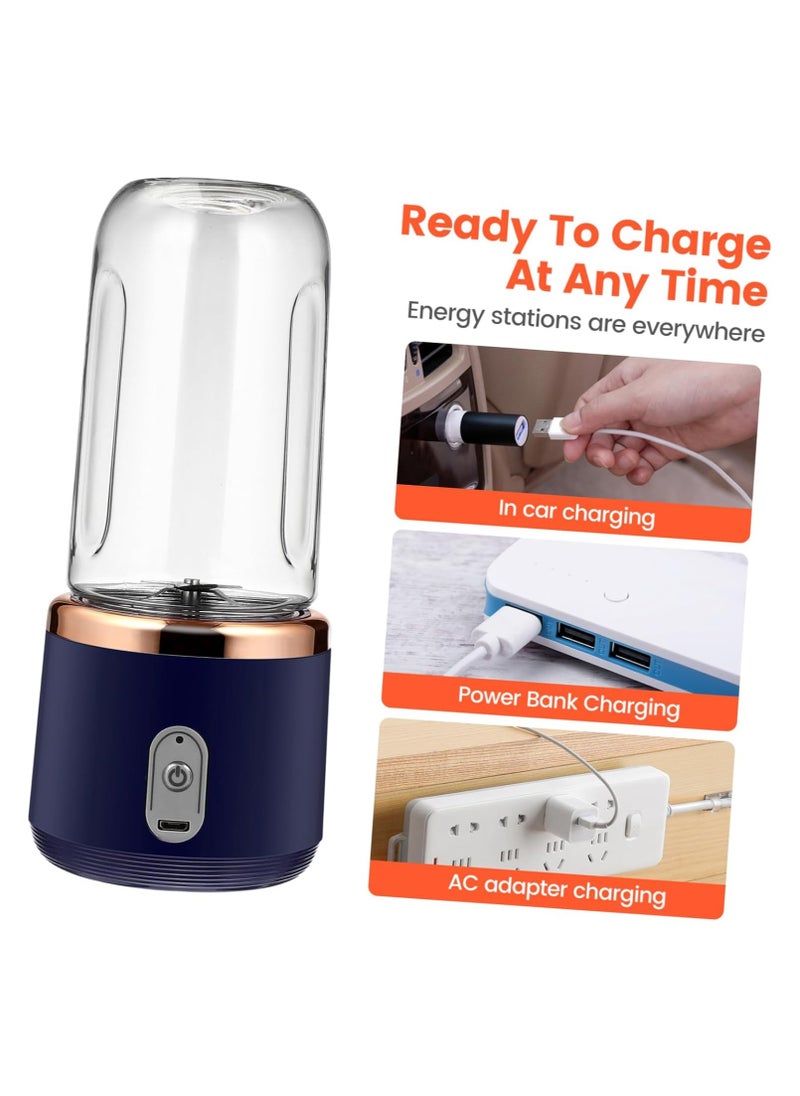 Small Juicer Electric Juice Machine Electric Juice Maker Rechargeable Juicer Rechargeable Cordless Juicer Mini Juicer Machine Portable Abs