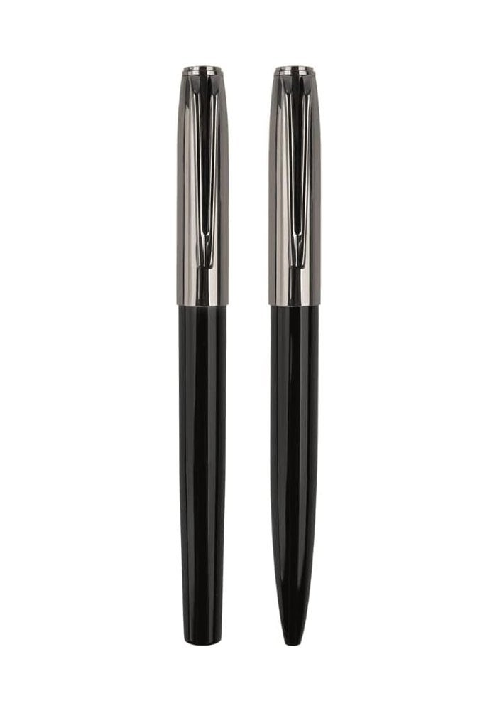 Premium 2-in-1 Rollerball and Ballpoint Pen Set - Image 2