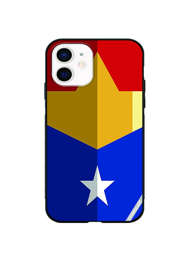 COVERSCART Protective Case Cover For Apple iPhone 12 Wonder Women Design Multicolour