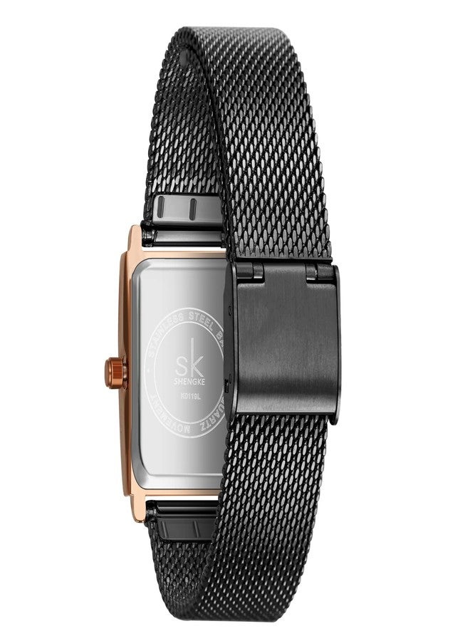 SHENGKE Minimalist Watch (Love Me Tender Love Me Home) Casual Fashion Wrist Watch, Black(0119), Quartz Watch - Image 3