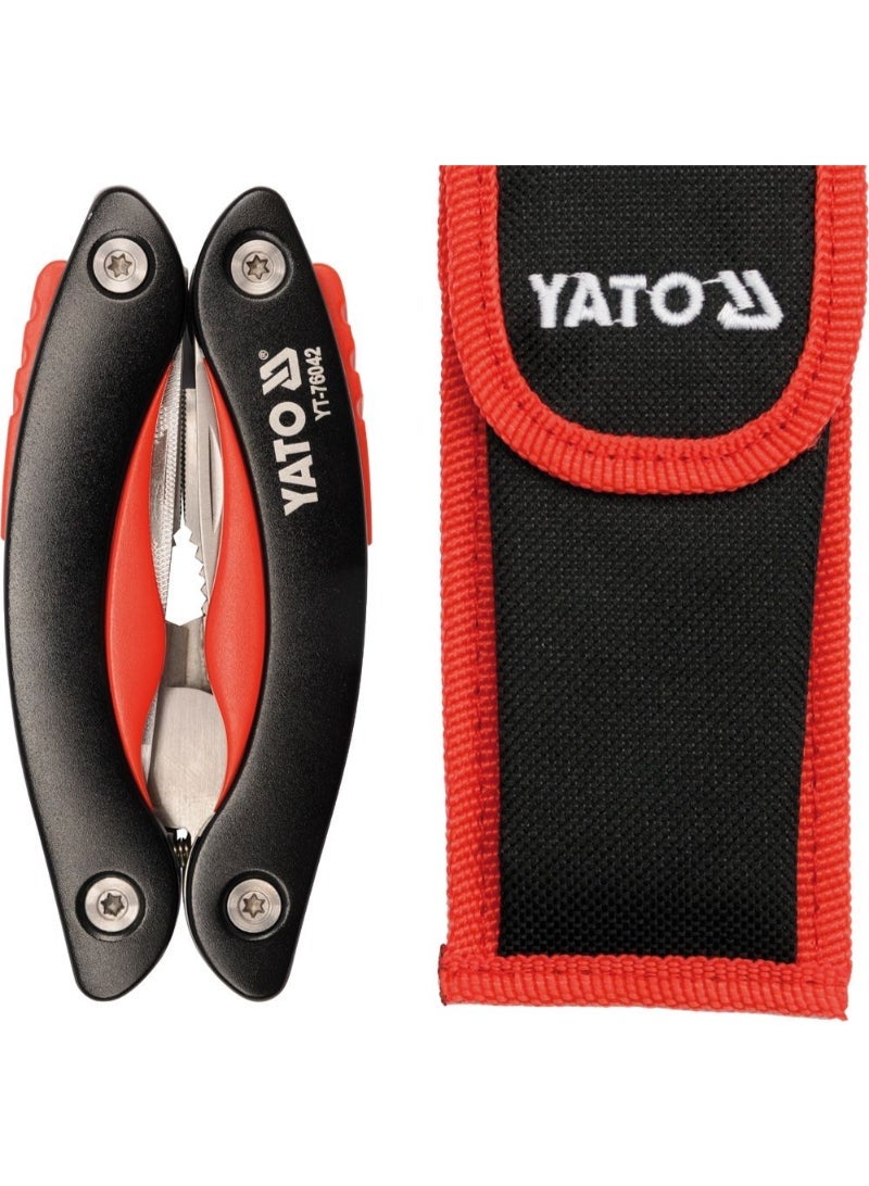 YATO Multi-Tool 9Pcs SS Head Alu. Handle W/Black Plastic YT-76042