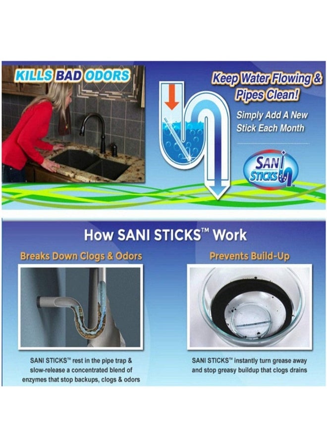 Sani Sticks Sani Sticks Kitchen Sink Drain Cleaner Drain Pipe Bathtub Sink Cleaners  - Image 3