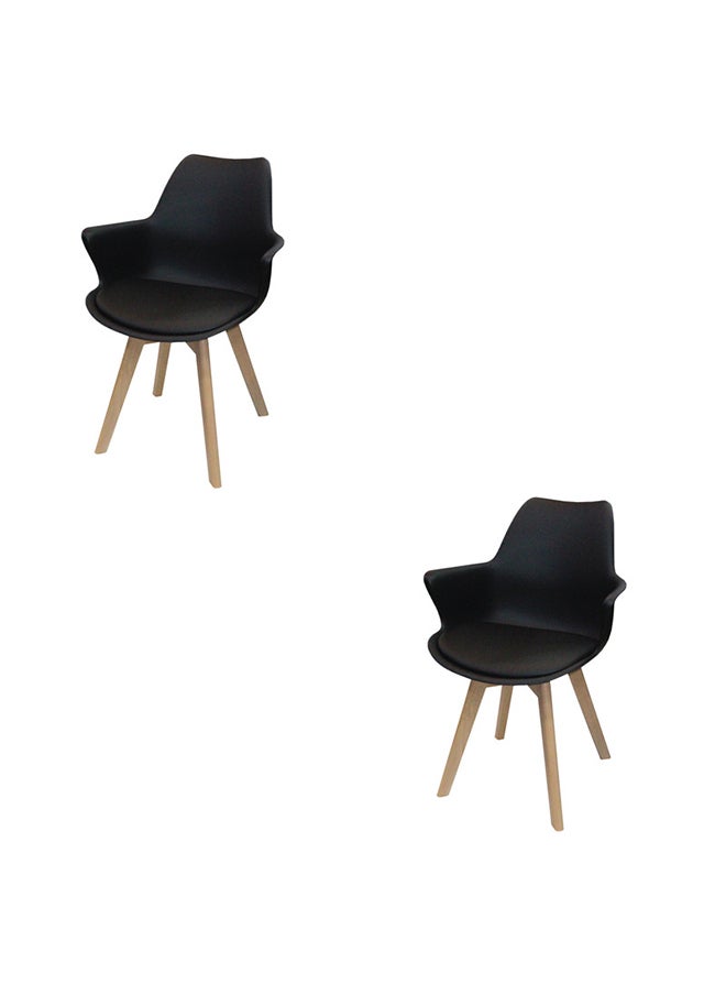 JILPHAR FURNITURE Jilphar Furniture Galaxy Design Armless Dining Chair 1300A set of 2pcs 