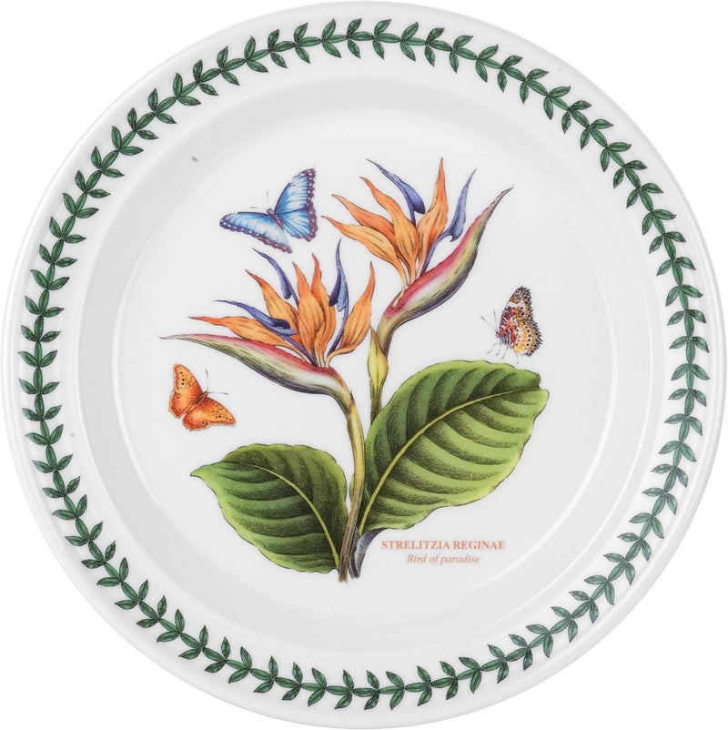 Portmeirion Portmeirion Exotic Botanic Garden Dinner Plate with Bird of Paradise Motif Set of 6 