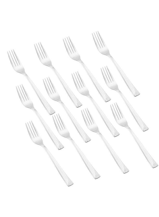 كازا روزا طقم أدوات مائدة من الستانلس ستيل المقاوم للصدأ مكون من 60 قطعة فضي - Image 5