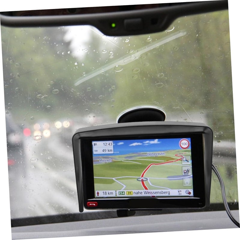 Luxshiny GPS Sun Shade Cover for Car Navigation Portable Sun Visor Shield for Navigation Screens Easy Installation for Multiple Vehicles - Image 5