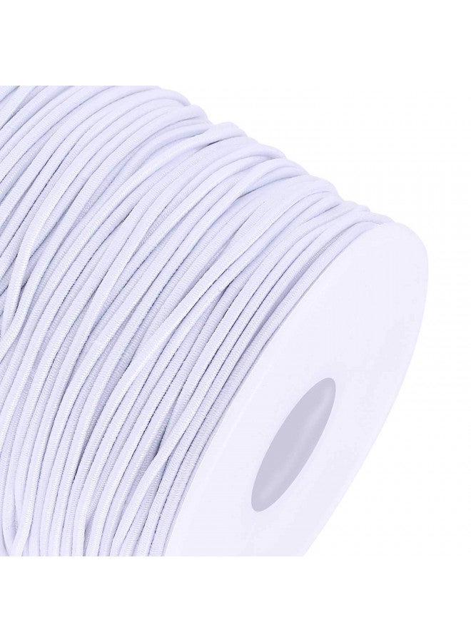 Senkary 1.5 mm Elastic String Cord Elastic Thread Beading String Cord for Jewelry Making Bracelets Beading, 109 Yards, White - Image 2