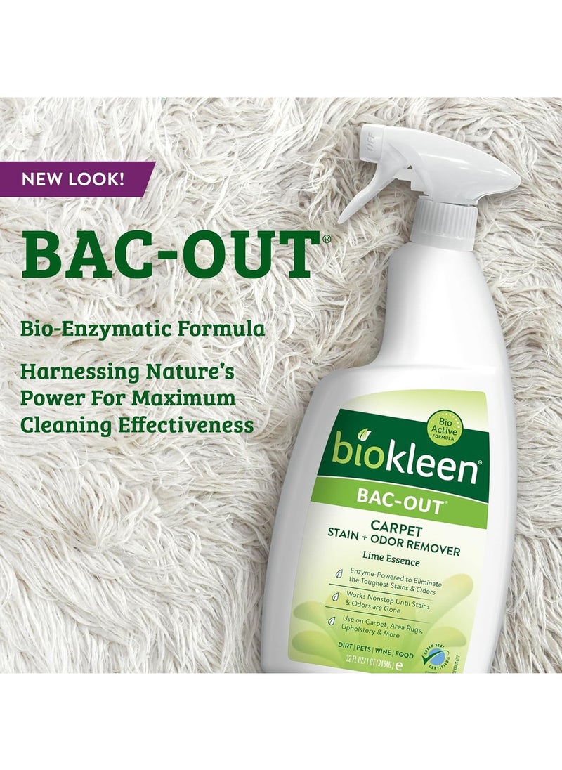 Biokleen - Bac Out Stain Remover For Carpet Clothes 946 ML - Image 1