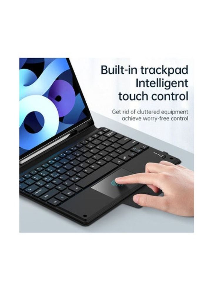 ACLIX Detachable Wireless Keyboard Case With Touchpad for Apple iPad 10.2 Black - Image 2