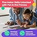 AYNAT FUN Large Magnetic Drawing Board for Kids Toddlers with Beads and Magnet Stylus Pen Magnetic Tablet Toy for Airplane Car Ride Activities for Kids - Image 4