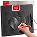 AYNAT FUN Large Magnetic Drawing Board for Kids Toddlers with Beads and Magnet Stylus Pen Magnetic Tablet Toy for Airplane Car Ride Activities for Kids - Image 2