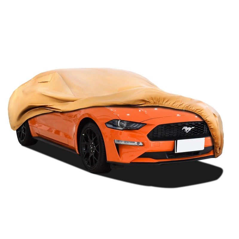 JURMON Heavy Duty Outdoor Car Cover Custom Fit for Ford Mustang Windproof All Weather Waterproof Sun Rain UV Dust Snow Protection Outdoor Car Covers