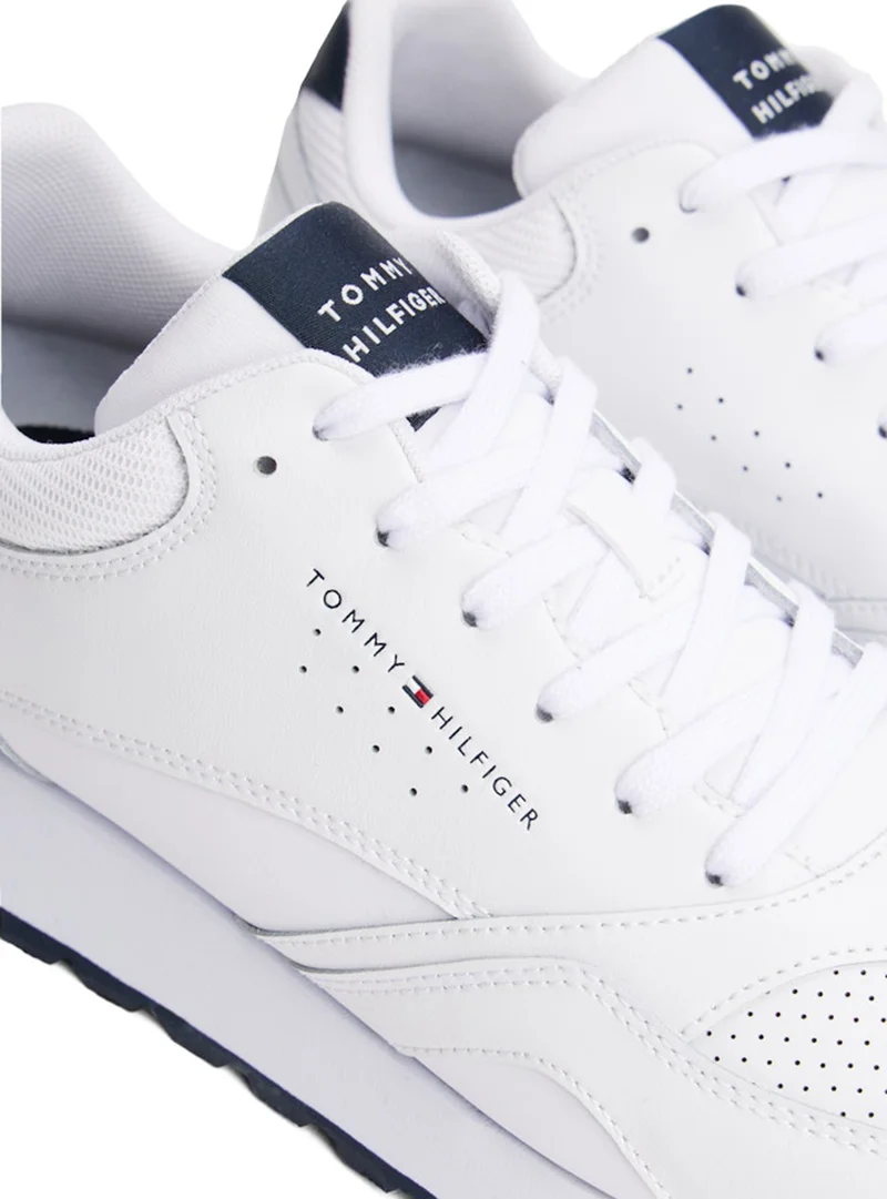 TOMMY HILFIGER Cleat Trainers With Leather