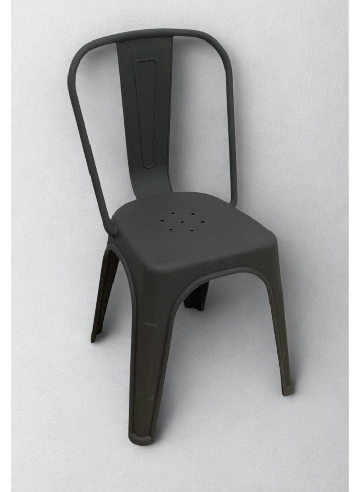 SMART HOME Modern Fiber Single Chair with Sturdy Legs - 45x45x80 cm | Durable Seat for Offices, Dining Rooms, Coffee Shops, Gardens, and Outdoor Lounges - Image 2