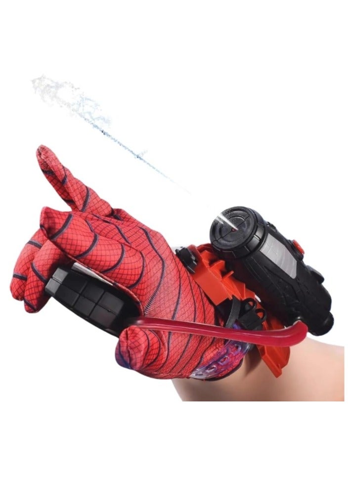 Spider Man Wrist Water Blaster with Gloves, Boys Toy Children's Water Gun, Heroic Wrist Water Blaster, Essential for Summer Water Battles Excellent Gift Choice, Wrist Toy Costume Cosplay Hero Props Gift - Image 1