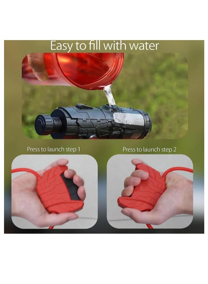 Spider Man Wrist Water Blaster with Gloves, Boys Toy Children's Water Gun, Heroic Wrist Water Blaster, Essential for Summer Water Battles Excellent Gift Choice, Wrist Toy Costume Cosplay Hero Props Gift - Image 2