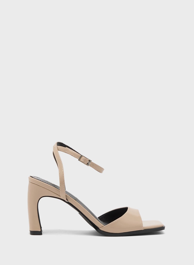 ELLA High Heel Sandal With Ankle Strap - Image 1
