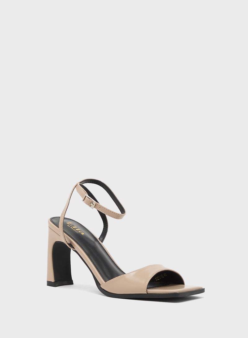 ELLA High Heel Sandal With Ankle Strap - Image 3